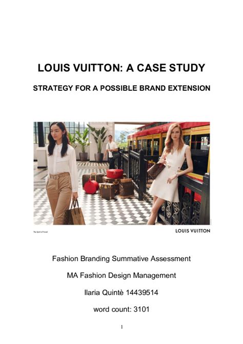 case study of louis vuitton.